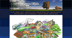 Desktop Screenshot of ingegnerialegale.com