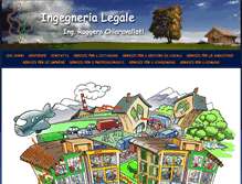 Tablet Screenshot of ingegnerialegale.com